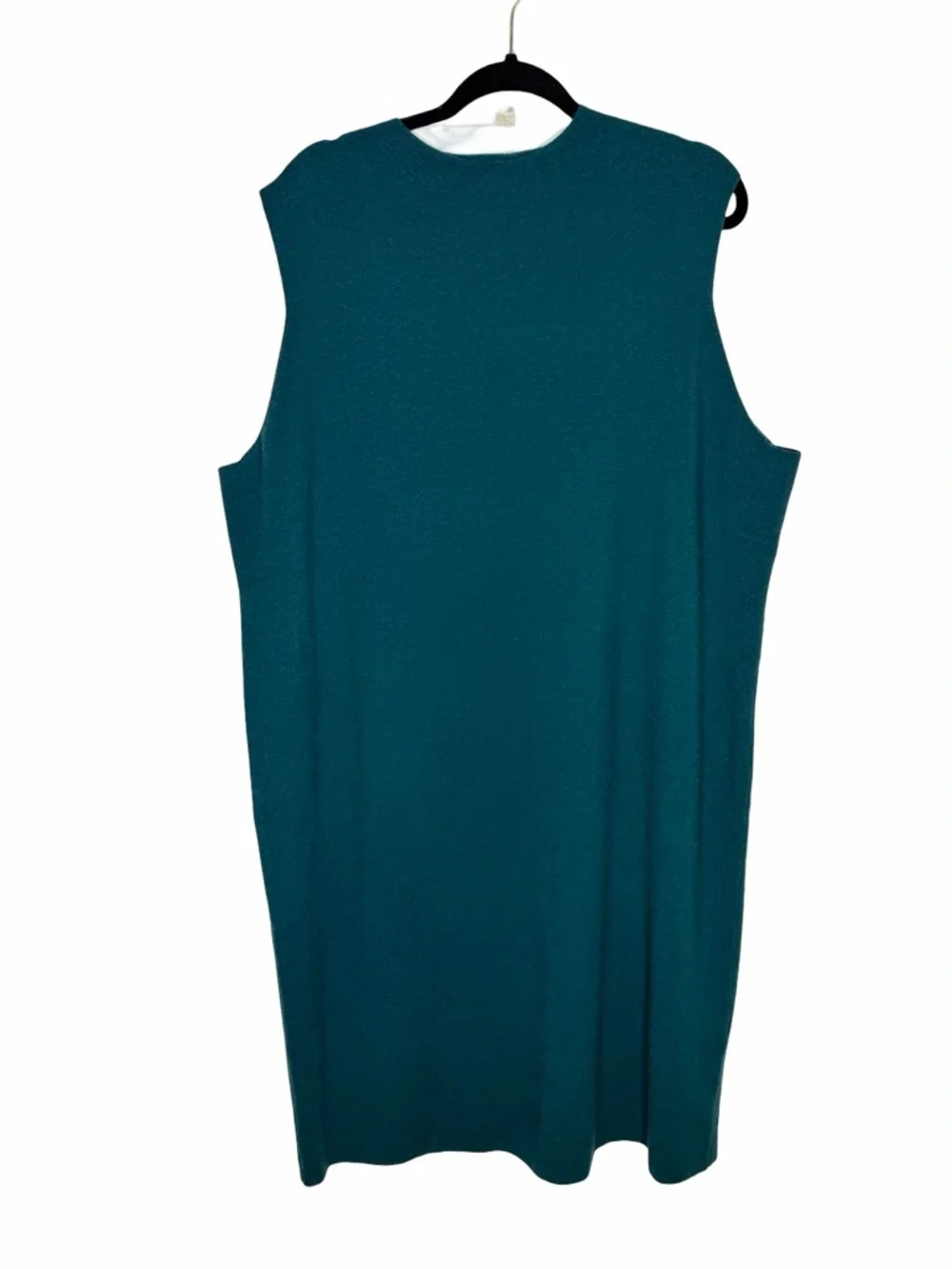 Universal Standard High Neck Sleeveless Dress Size Universal XL US 4X Teal Green - Picture 2 of 7